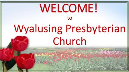 to Wyalusing Presbyterian Church