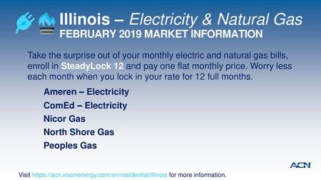 Illinois – Electricity & Natural Gas