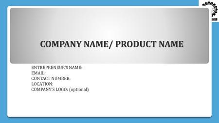 COMPANY NAME/ PRODUCT NAME