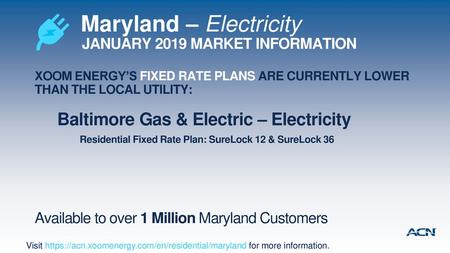 Maryland – Electricity