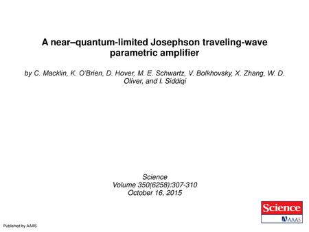 A near–quantum-limited Josephson traveling-wave parametric amplifier