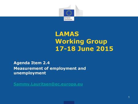 LAMAS Working Group June 2015