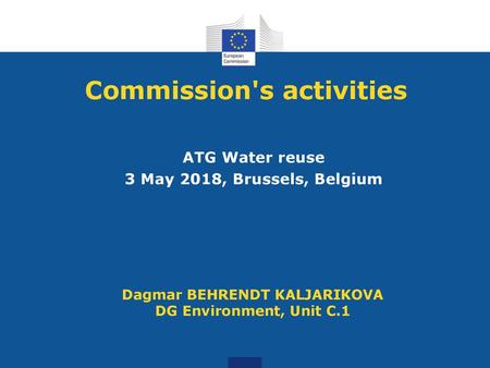 Commission's activities