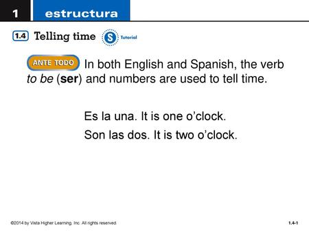 Que Hora Es A Lesson For First Year Spanish Students Objectives The Student Will Demonstrate Knowledge Of Numbers One Through Thirty To Tell Time The Ppt Download