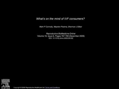 What’s on the mind of IVF consumers?