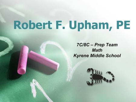 7C/8C – Prep Team Math Kyrene Middle School
