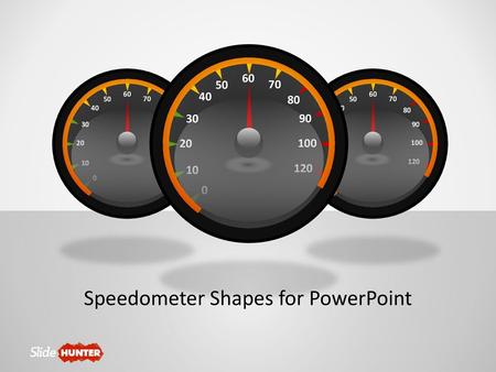 Speedometer Shapes for PowerPoint