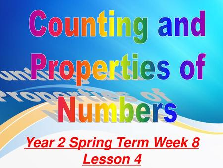 Year 2 Spring Term Week 8 Lesson 4