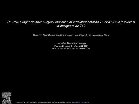 Journal of Thoracic Oncology