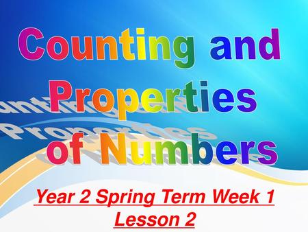 Year 2 Spring Term Week 1 Lesson 2