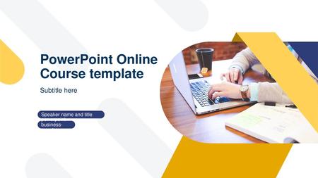PowerPoint Online Course template
