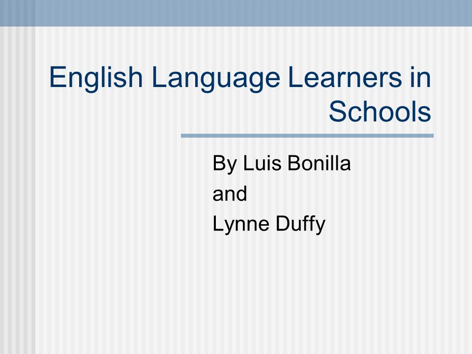 English Learners in - video online