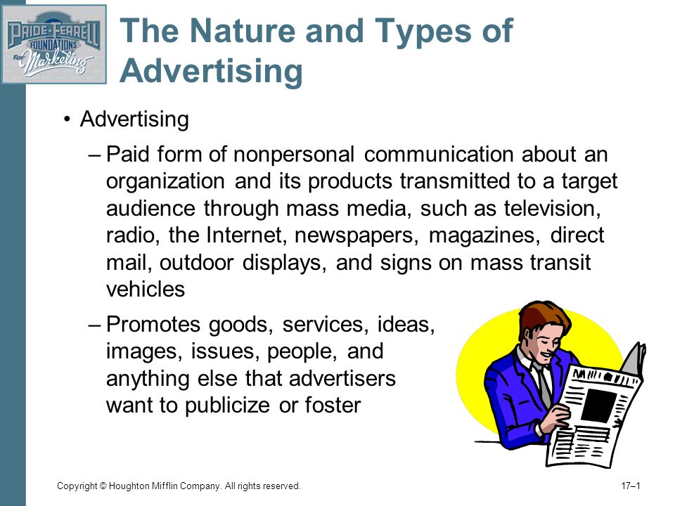 Lav aftensmad Afvise engagement The Nature and Types of Advertising - ppt video online download