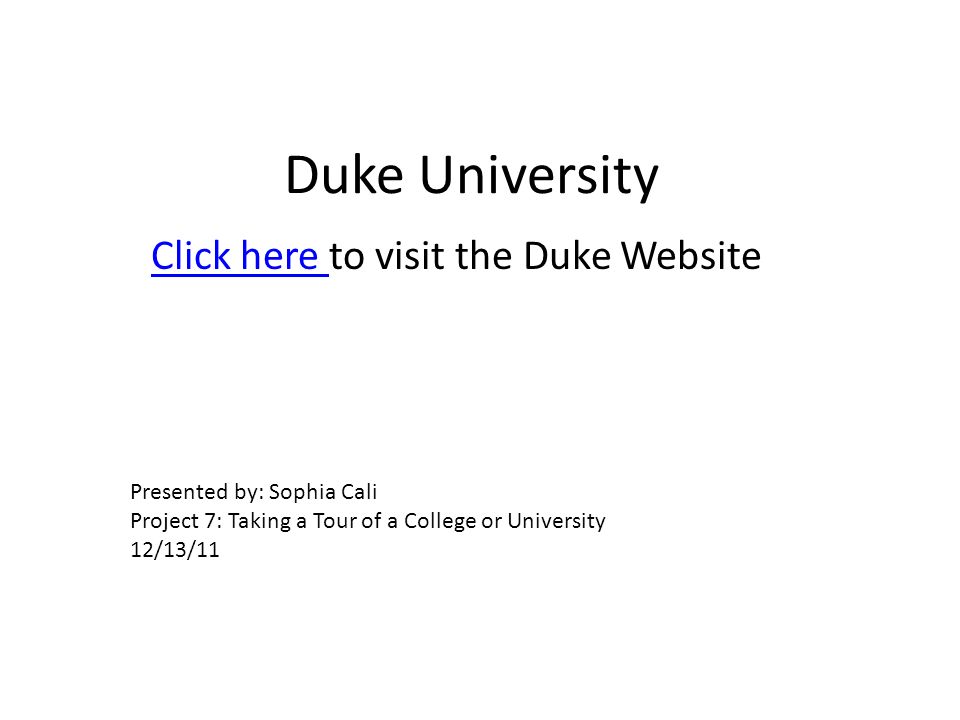 Duke Powerpoint Template Duke Powerpoint Template