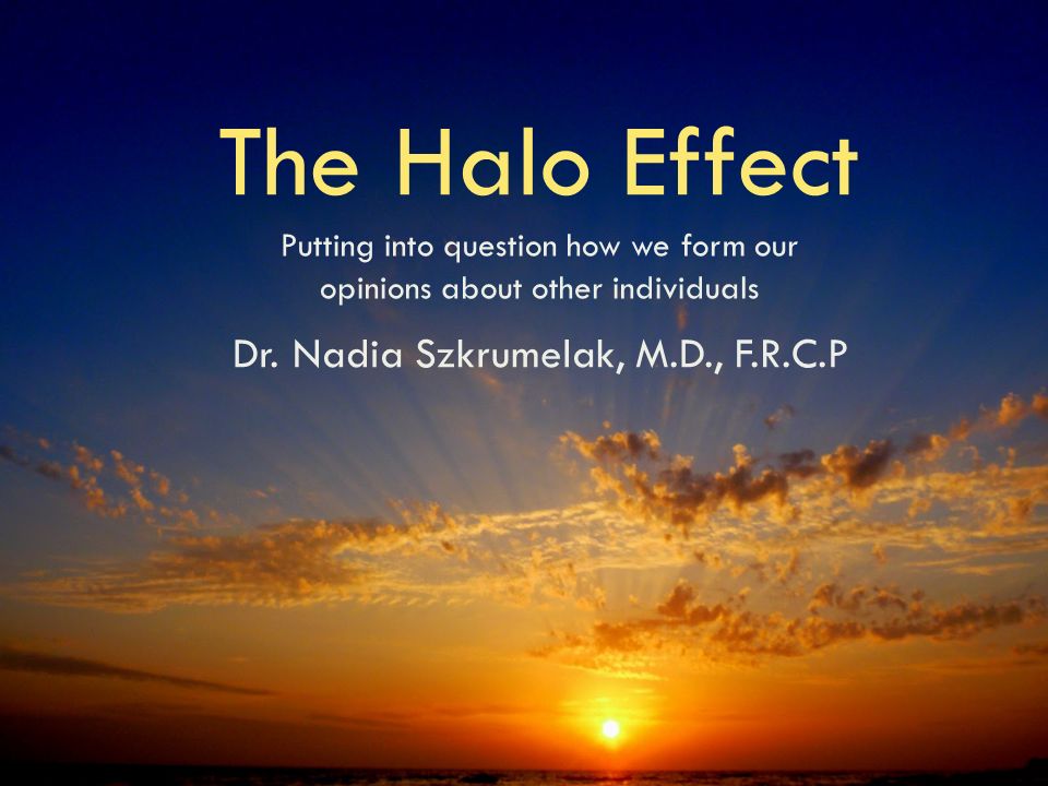 How to pronounce halo effect