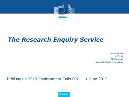 The Research Enquiry Service