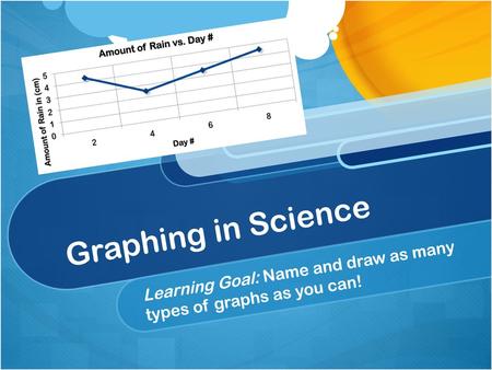 Learning Goal: Name and draw as many types of graphs as you can!