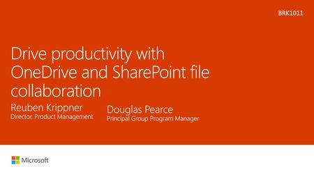 Drive productivity with OneDrive and SharePoint file collaboration