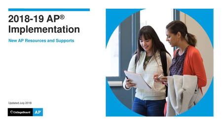 AP® Implementation New AP Resources and Supports