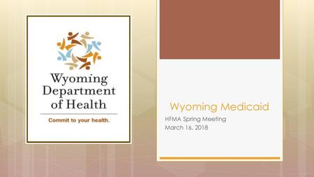 HFMA Spring Meeting March 16, 2018