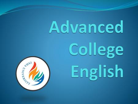Advanced College English