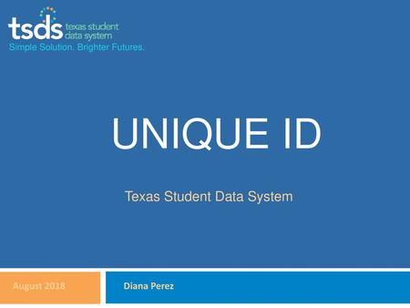 Texas Student Data System