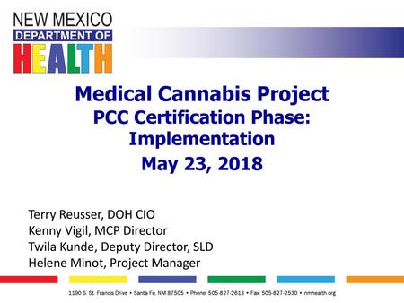 Medical Cannabis Project