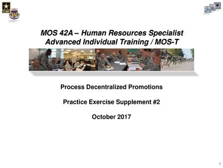 MOS 42A – Human Resources Specialist