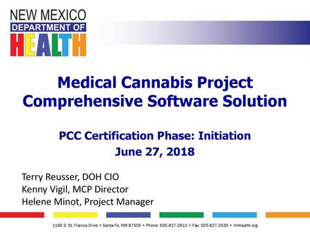Medical Cannabis Project Comprehensive Software Solution