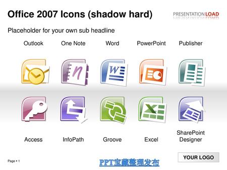 Office 2007 Icons (shadow hard)