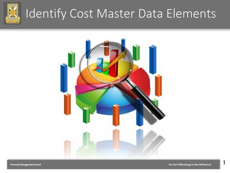 Identify Cost Master Data Elements