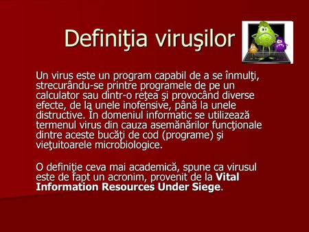 virusi definitie)