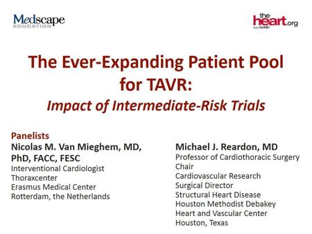 The Ever-Expanding Patient Pool for TAVR: