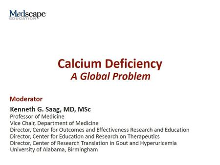 Calcium Deficiency.