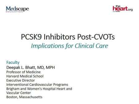 PCSK9 Inhibitors Post-CVOTs