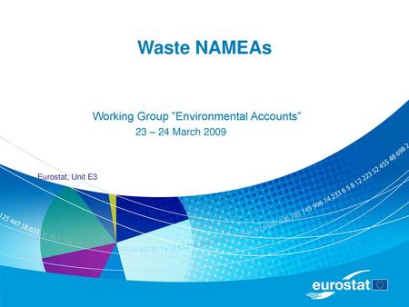 Working Group ”Environmental Accounts”