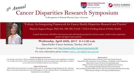 Cancer Disparities Research Symposium