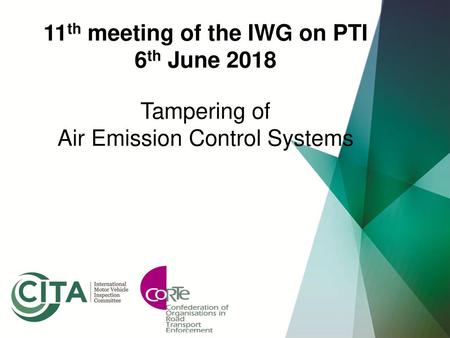11th meeting of the IWG on PTI