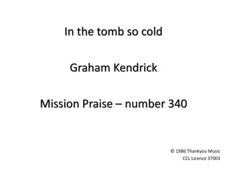 Mission Praise – number 340