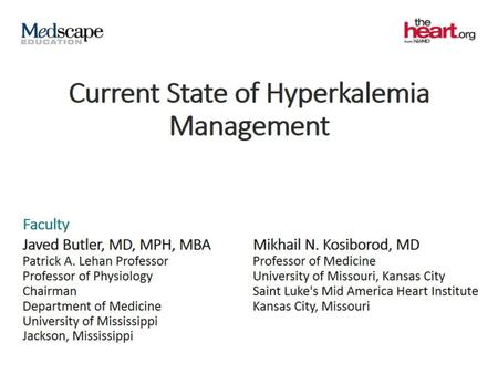 Current State of Hyperkalemia Management