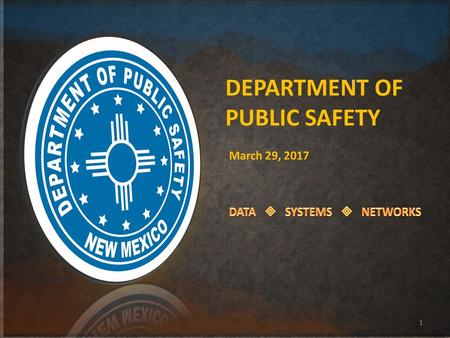 DEPARTMENT OF PUBLIC SAFETY