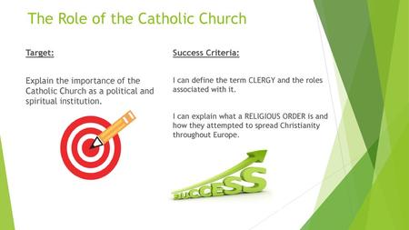 The Role of the Catholic Church