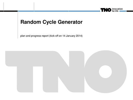 Random Cycle Generator