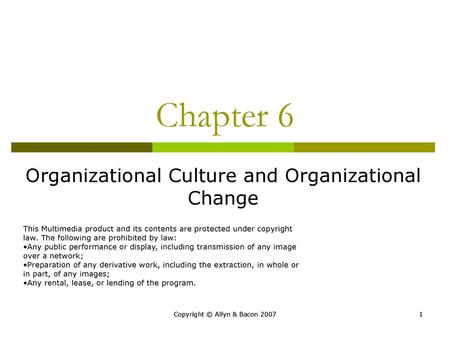 Organizational Culture and Organizational Change - ppt video online download