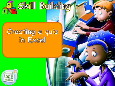 Creating a quiz in Excel