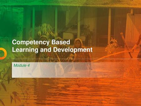 Competency Based Learning and Development