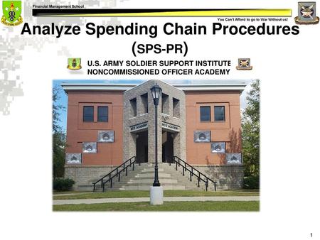 Analyze Spending Chain Procedures (SPS-PR)