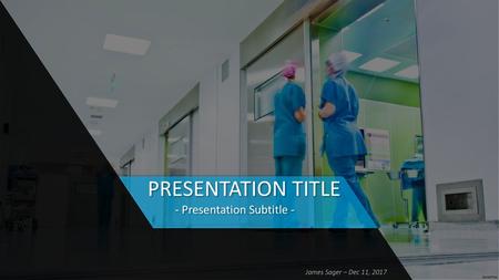 - Presentation Subtitle -