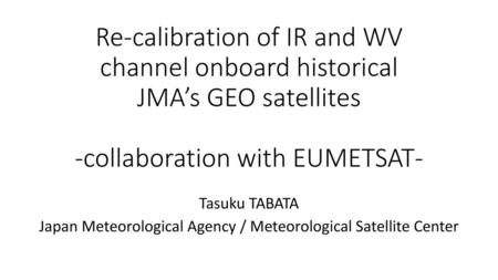 Japan Meteorological Agency / Meteorological Satellite Center