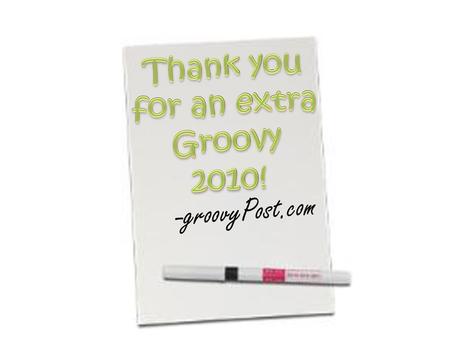 Thank you for an extra Groovy 2010!
